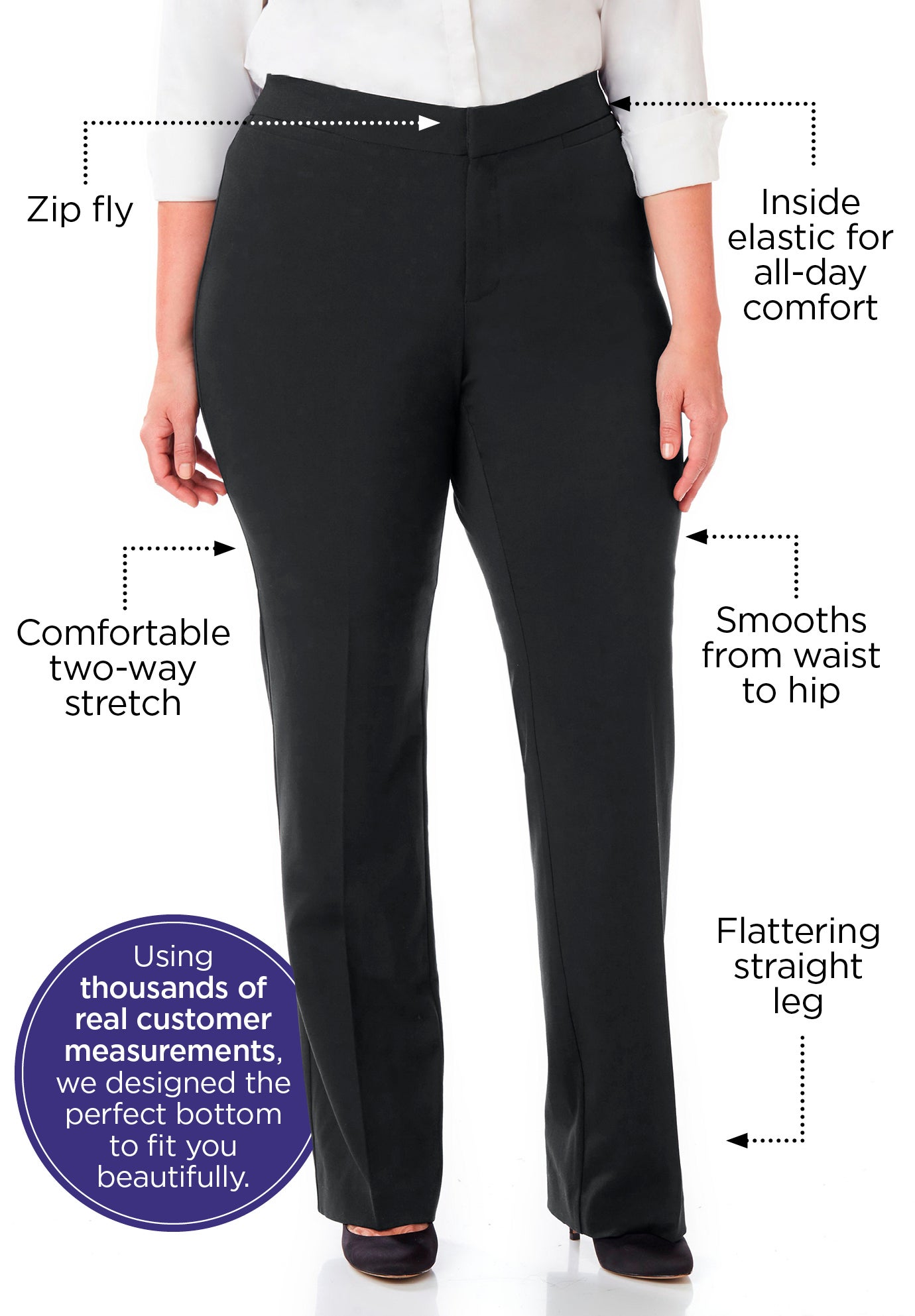 Right Fit&reg; Pant (Curvy) image number 2