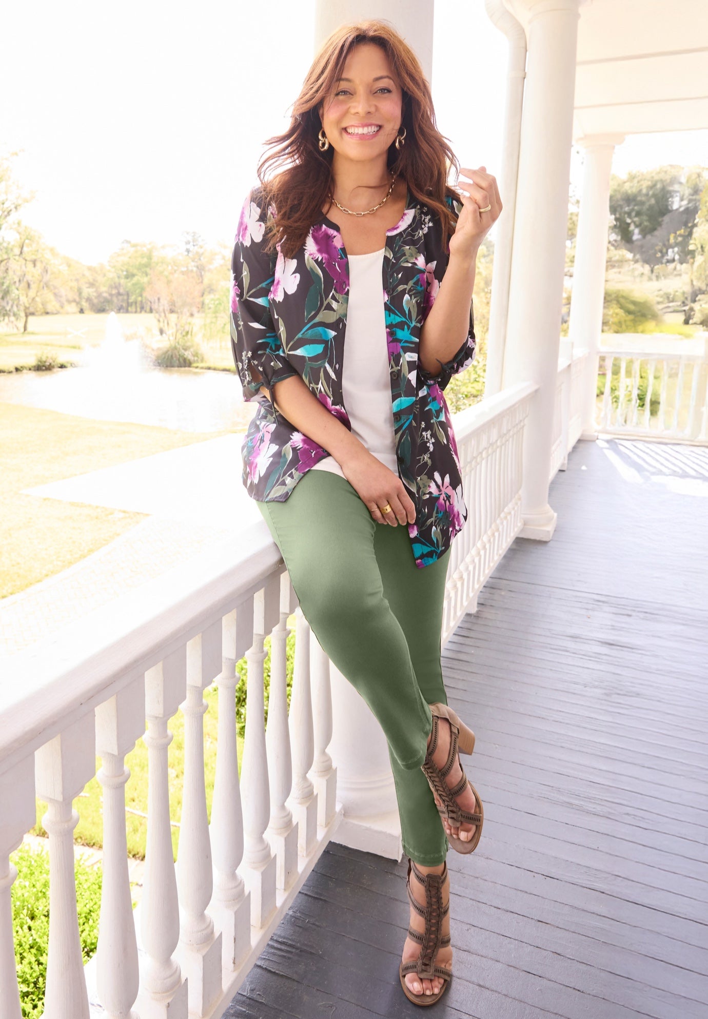 Sateen Stretch Pant image number 7