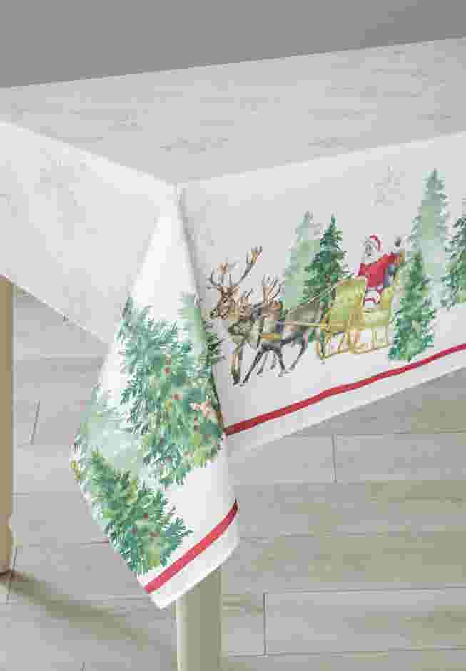 Santa Sleigh Table Linen Collection image number 0