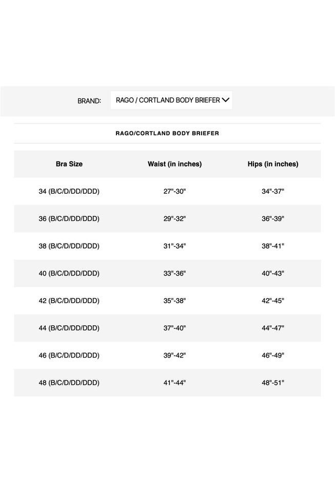 Cortland Intimates Firm Control Body Briefer 8601 image number 3