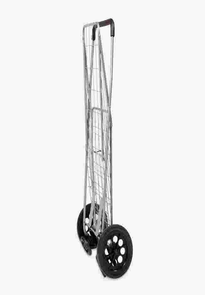 Chrome 4-Wheel Folding Utility Cart image number 3