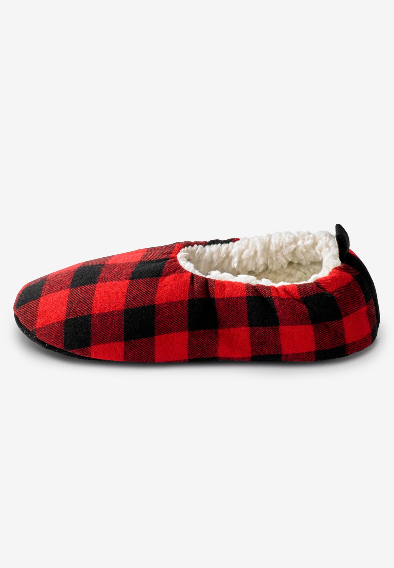 Sherpa lined sock slipper image number 2