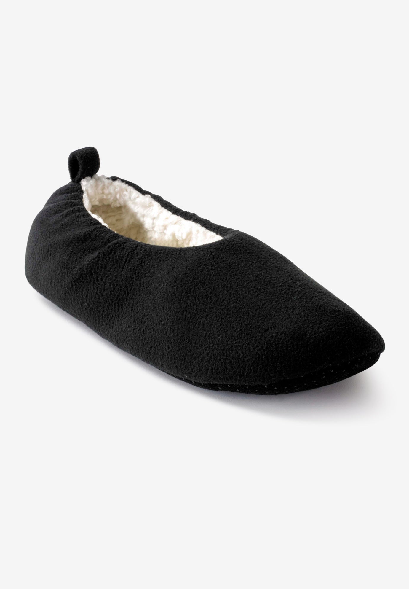 Sherpa lined sock slipper image number 0