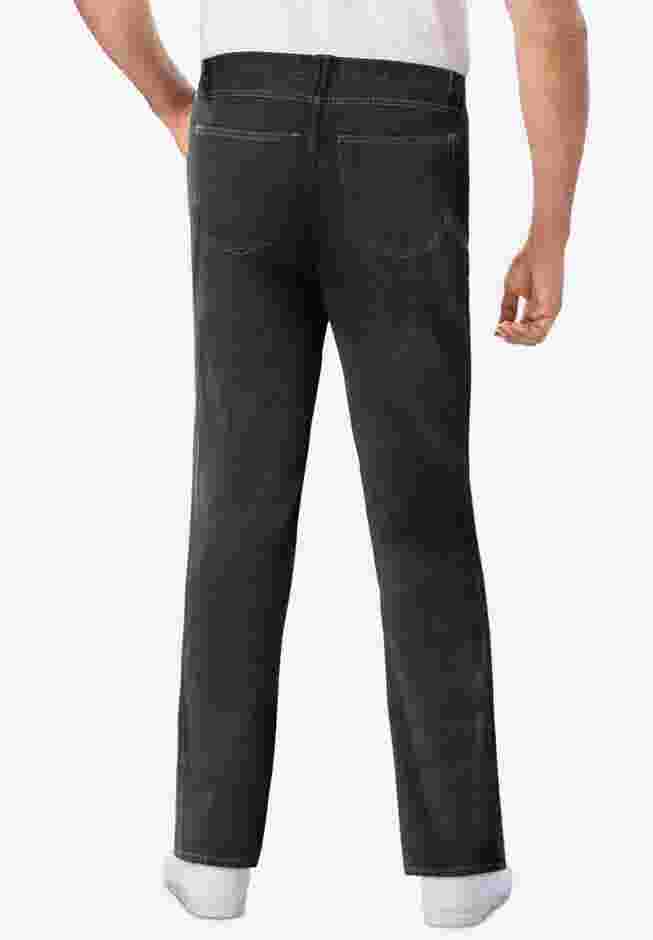 Lightweight Comfort Side-Elastic 5-Pocket Jeans image number 1