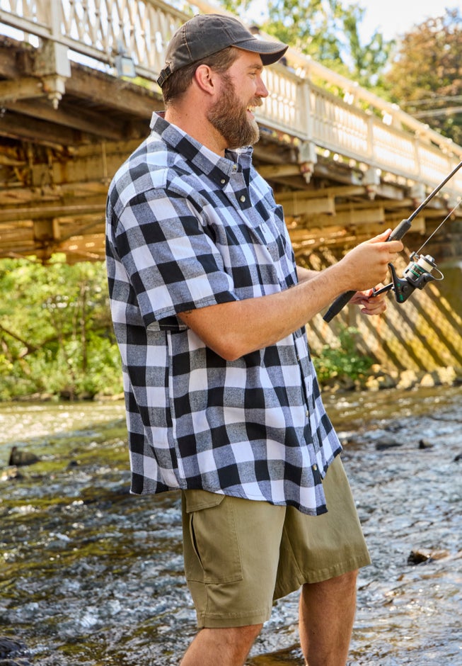  Short Sleeve Flannel Shirt image number 2