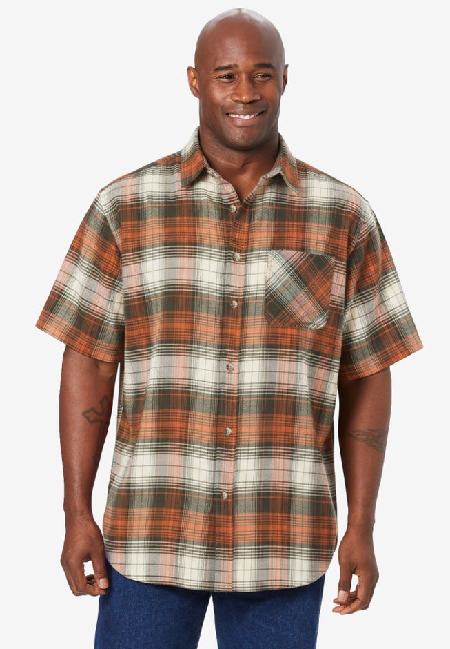  Short Sleeve Flannel Shirt image number 1