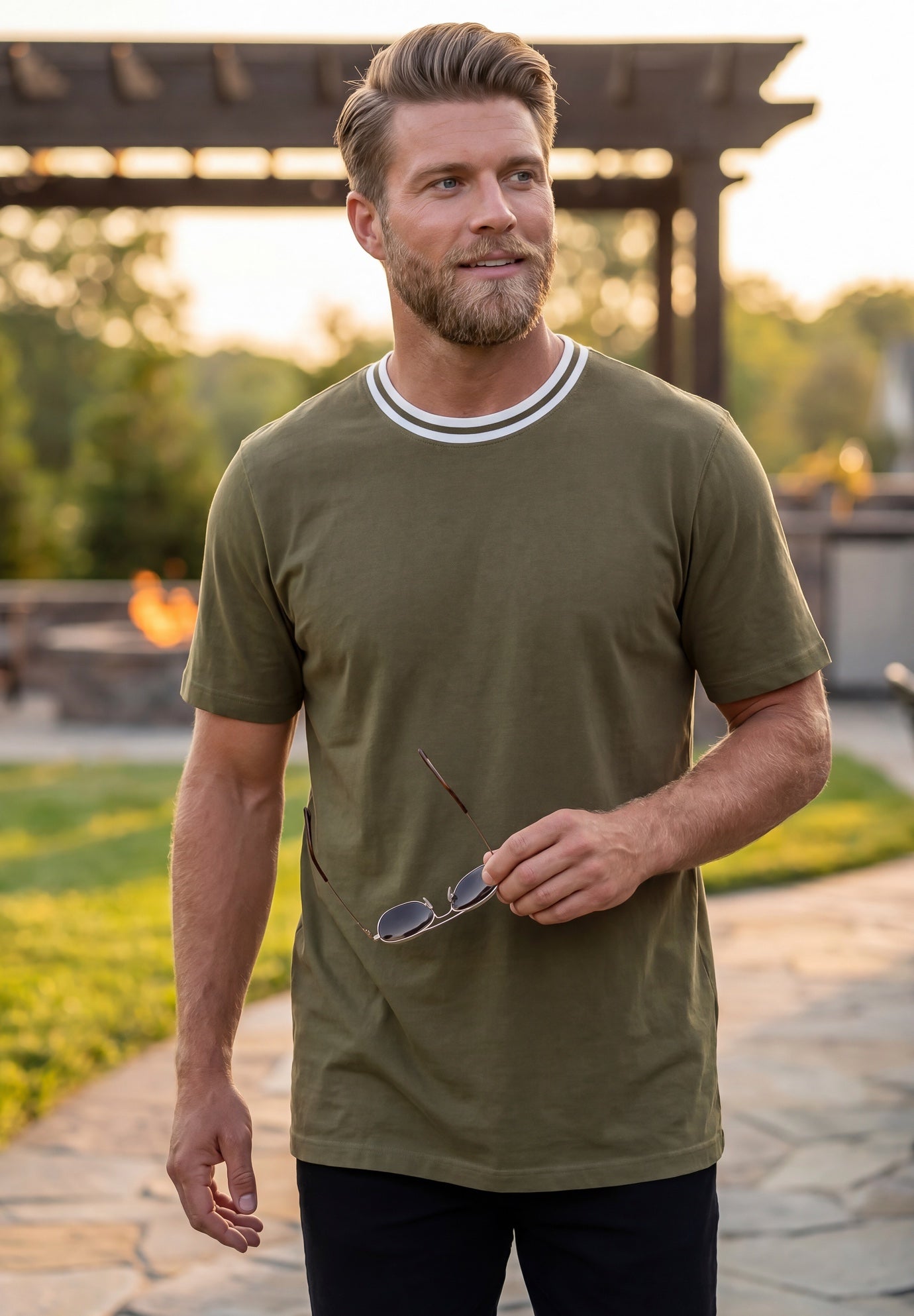 KingSize Men’s Big & Tall Double-Tipped T-Shirt