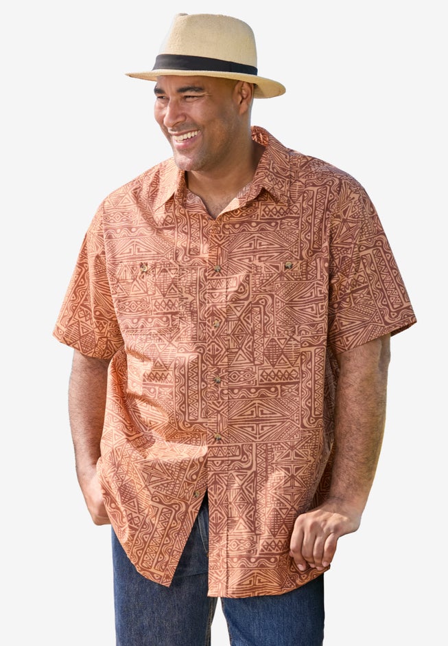 Easy Care Woven Sport Shirt image number 1