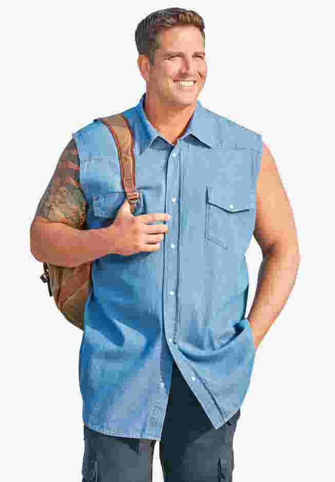 Western Snap Front Muscle Shirt image number 0