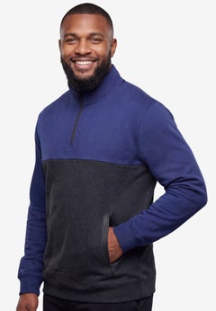 Fleece Rubberized &frac14; Zip Pullover