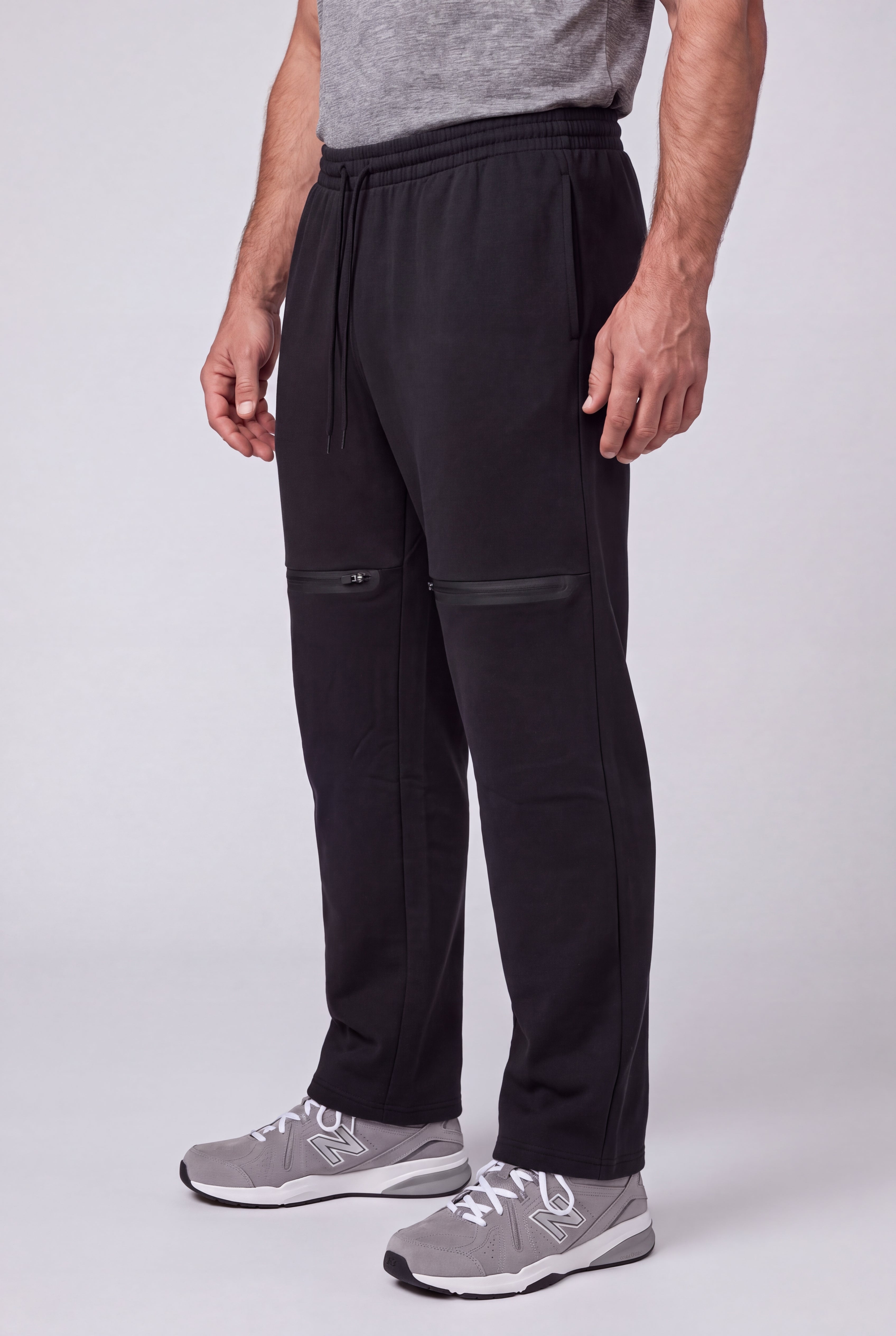 Rubberized Zip Fleece Sweatpant image number 2