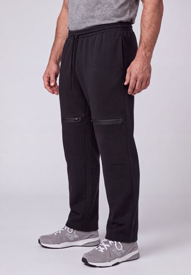 Rubberized Zip Fleece Sweatpant image number 2