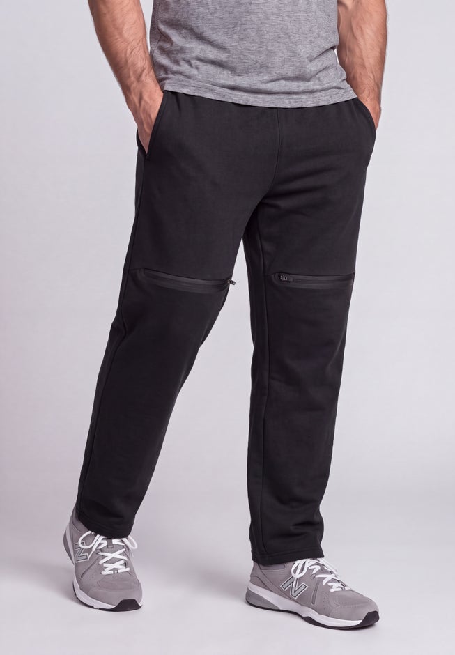 Rubberized Zip Fleece Sweatpant image number 3