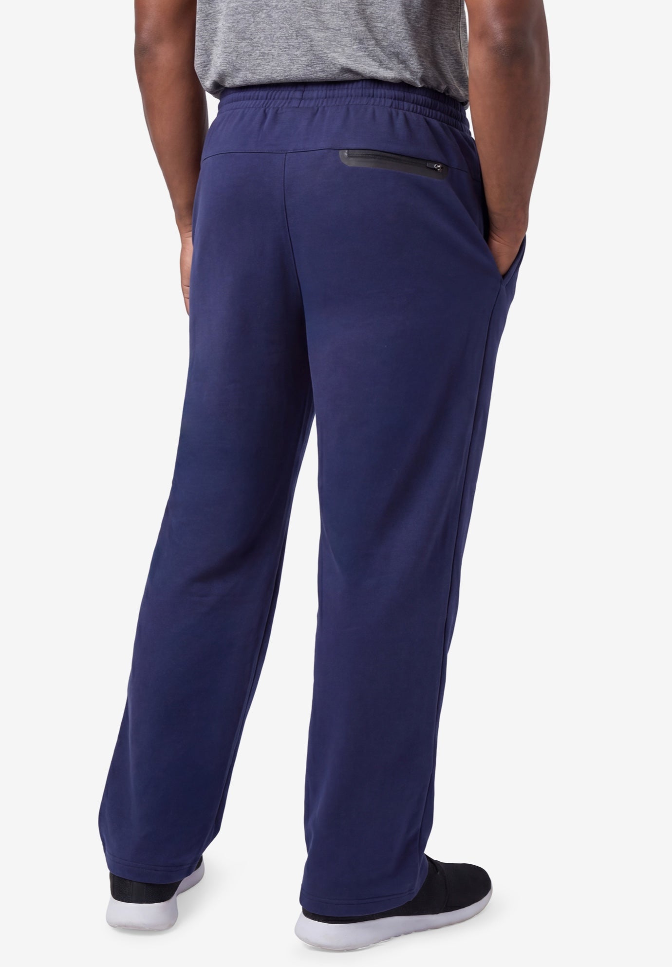Rubberized Zip Fleece Sweatpant image number 1