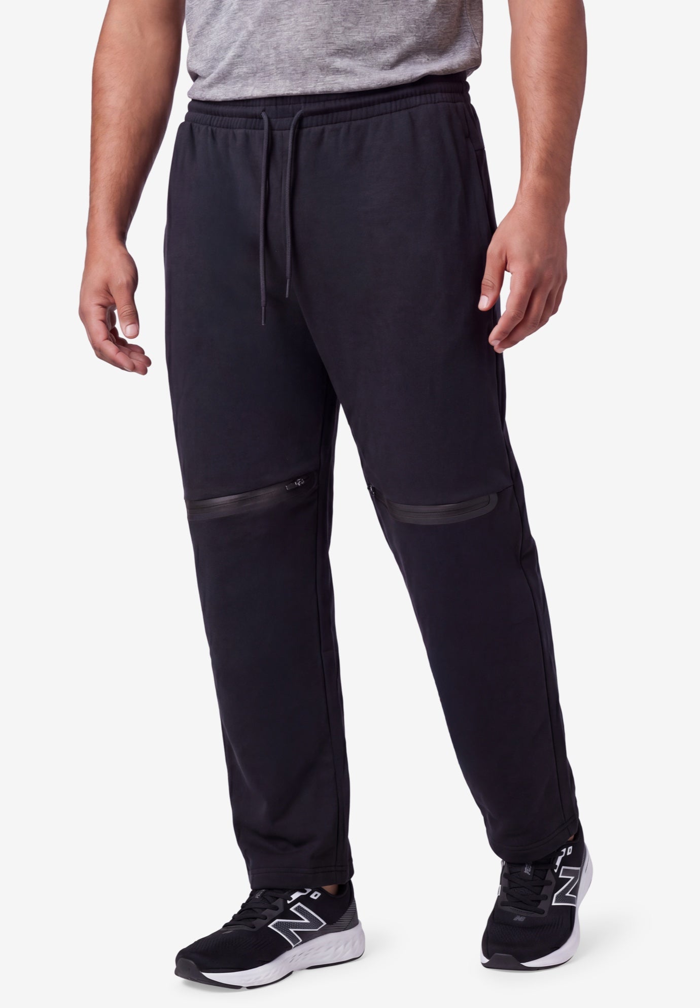 Rubberized Zip Fleece Sweatpant image number 0