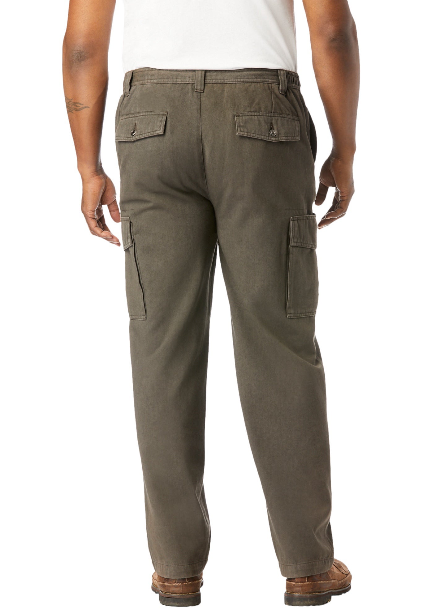 Renegade Side-Elastic Waist Cargo Pants image number 1