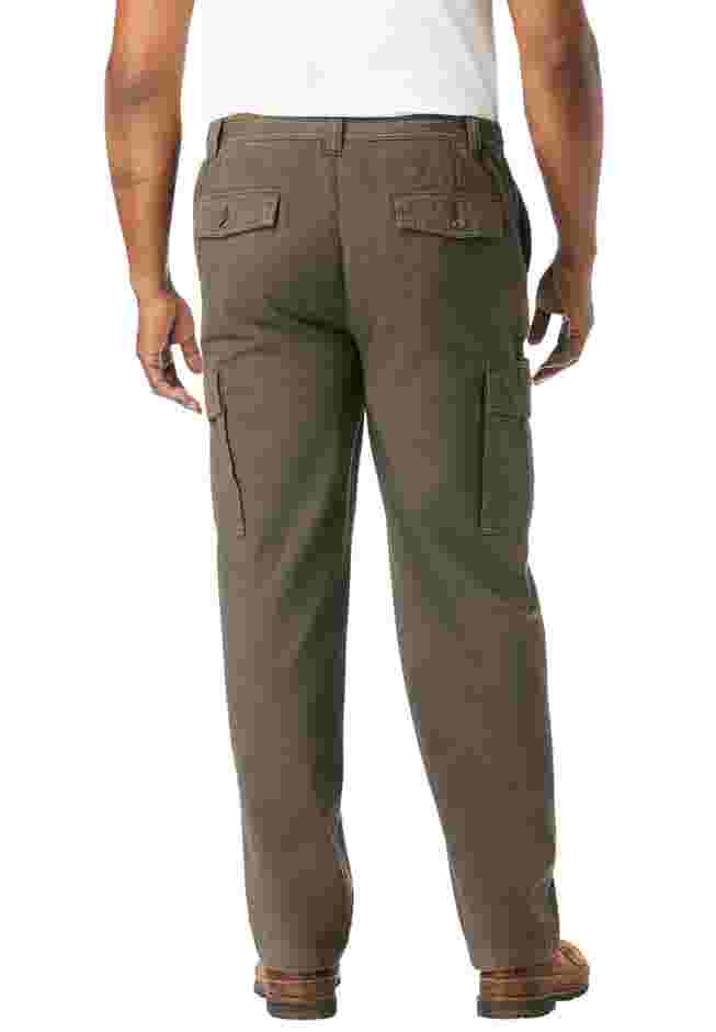 Renegade Side-Elastic Waist Cargo Pants image number 1
