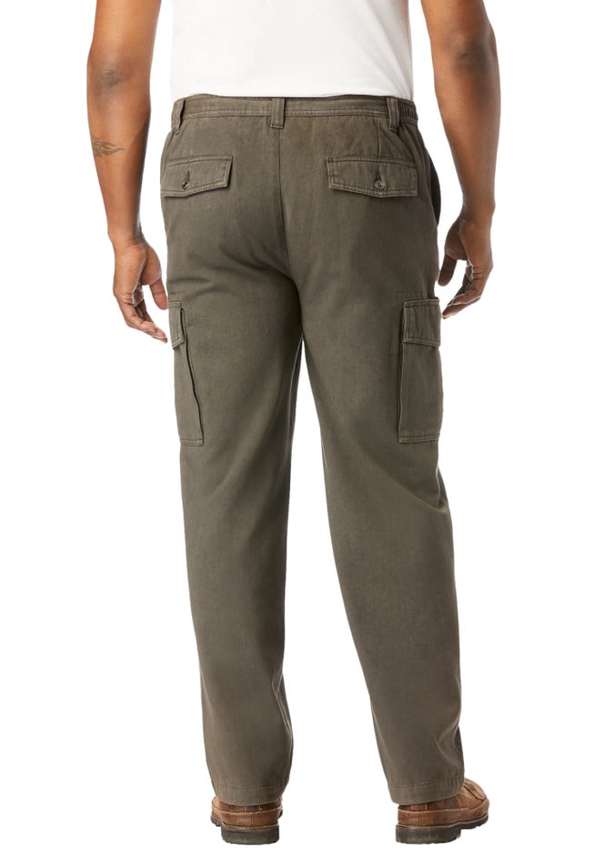 Renegade Side-Elastic Waist Cargo Pants image number 1