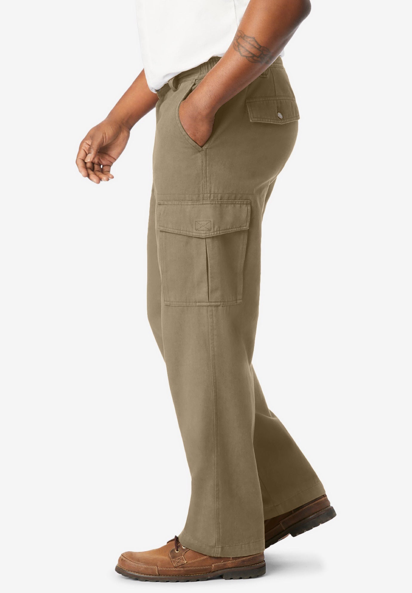 Renegade Side-Elastic Waist Cargo Pants image number 2