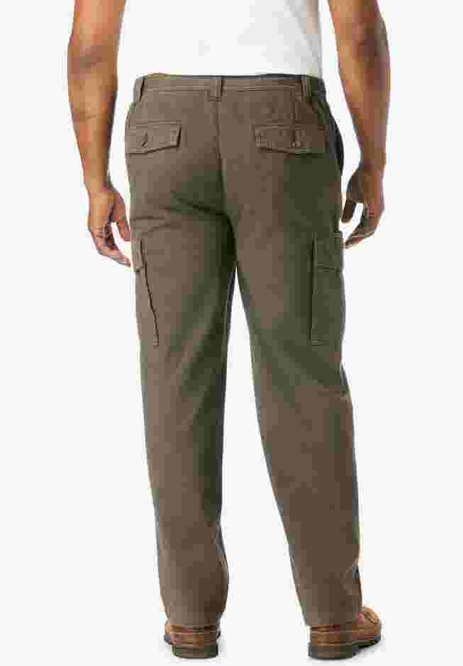 Renegade Side-Elastic Waist Cargo Pants image number 1