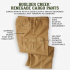 Renegade Side-Elastic Waist Cargo Pants image number null