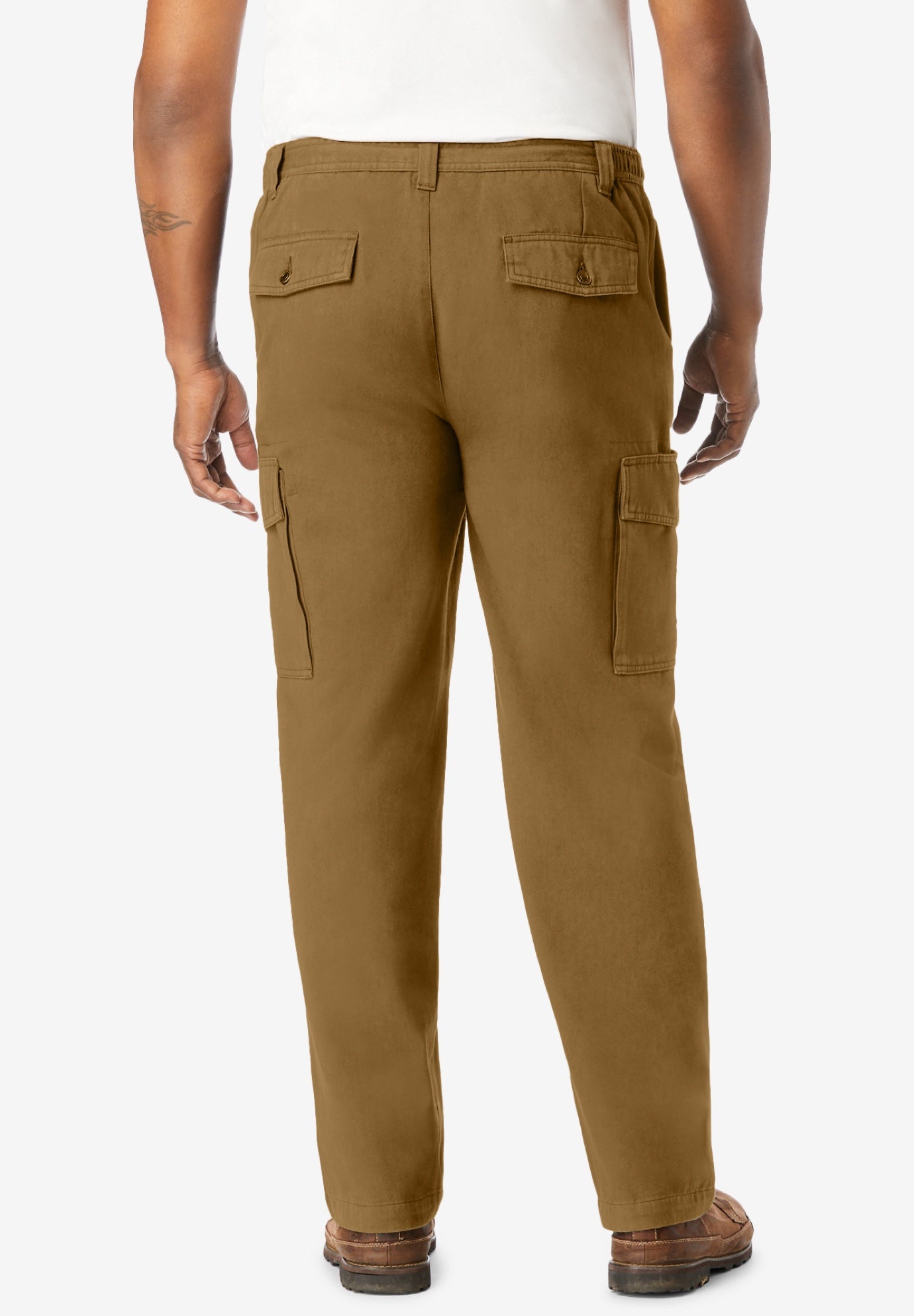 Renegade Side-Elastic Waist Cargo Pants image number 1