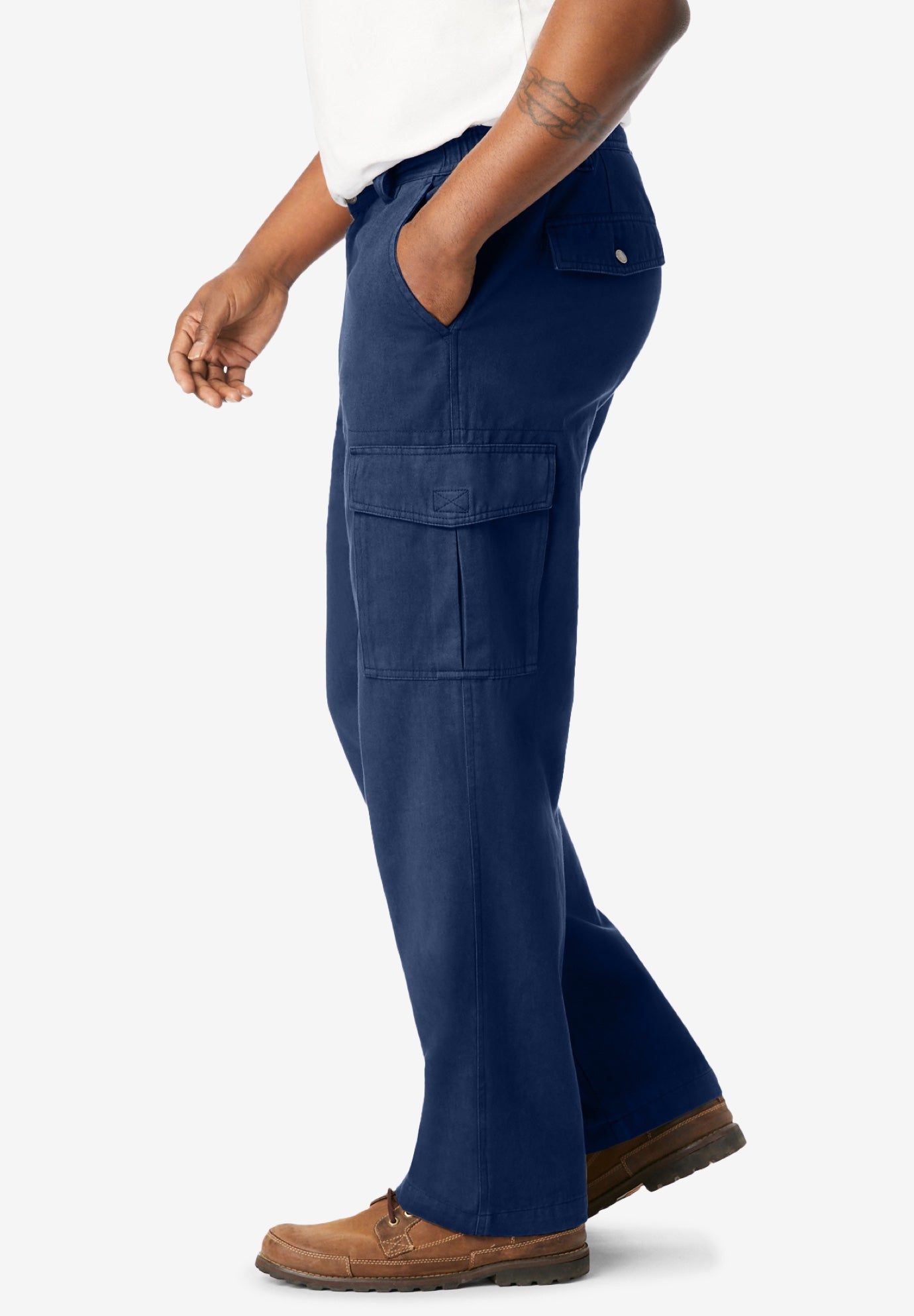 Renegade Side-Elastic Waist Cargo Pants image number 2