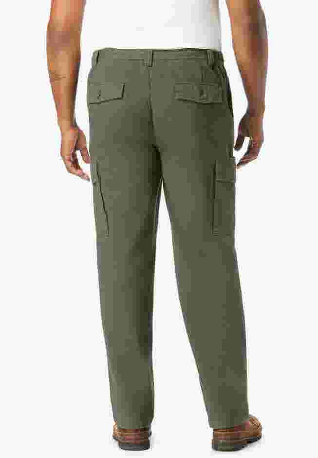 Renegade Side-Elastic Waist Cargo Pants image number 1