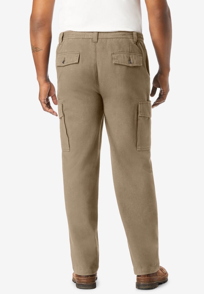 Renegade Side-Elastic Waist Cargo Pants image number 1