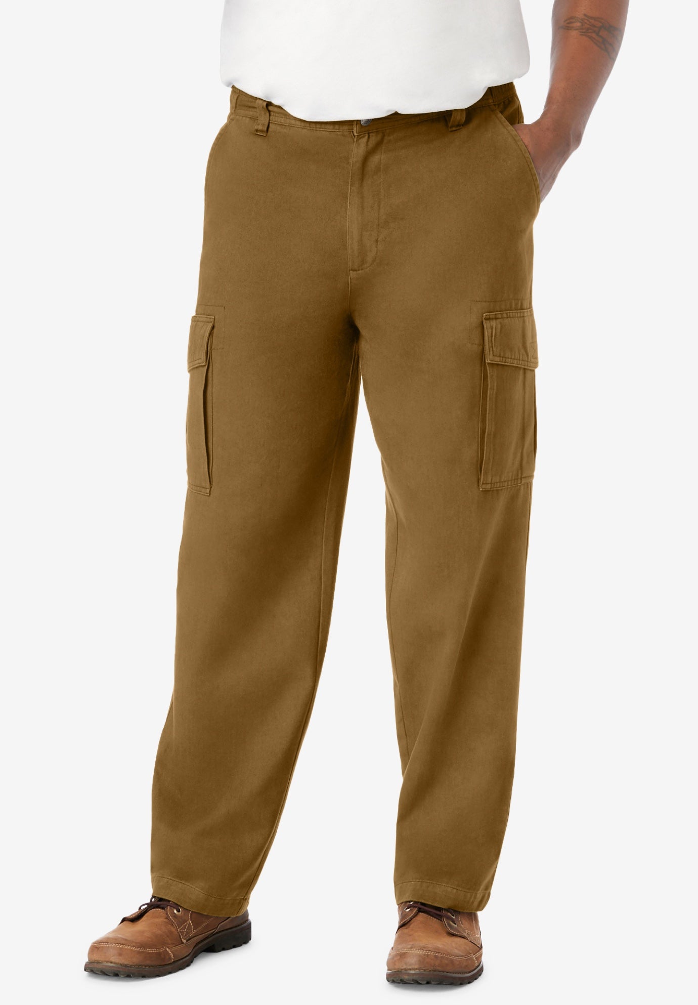 Renegade Side-Elastic Waist Cargo Pants image number 0