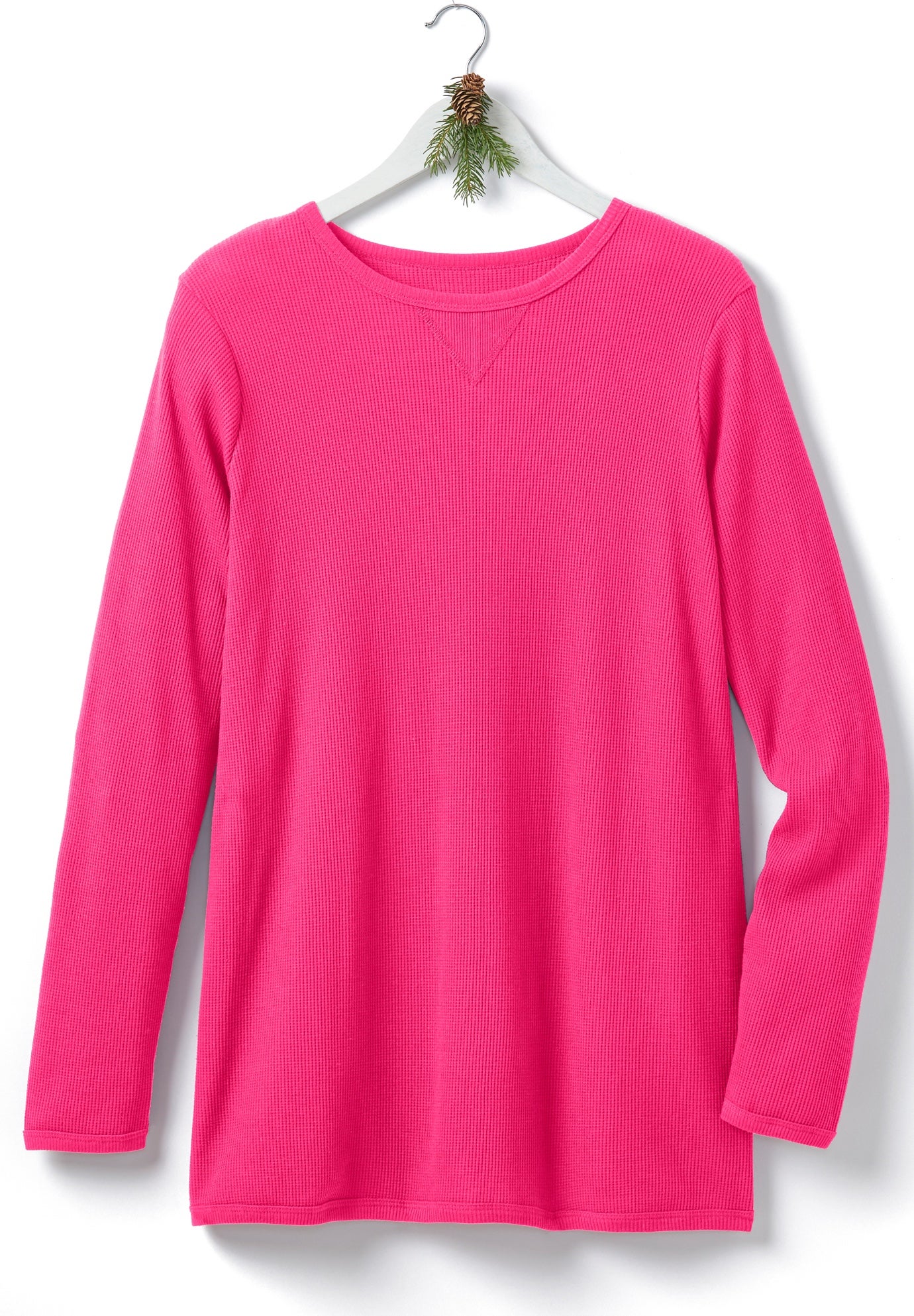 Ultra Soft Waffle Thermal Sweatshirt image number 2