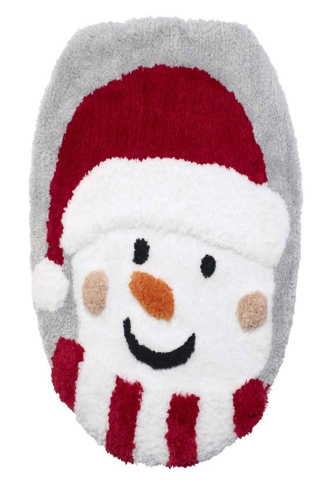 Snowman Flakes 3-Piece Contour Rug Set image number 5