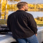 Flannel-Lined Twill Shirt Jacket image number 3