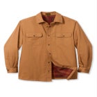 Flannel-Lined Twill Shirt Jacket image number 0
