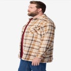Fleece-Lined Flannel Shirt Jacket image number null