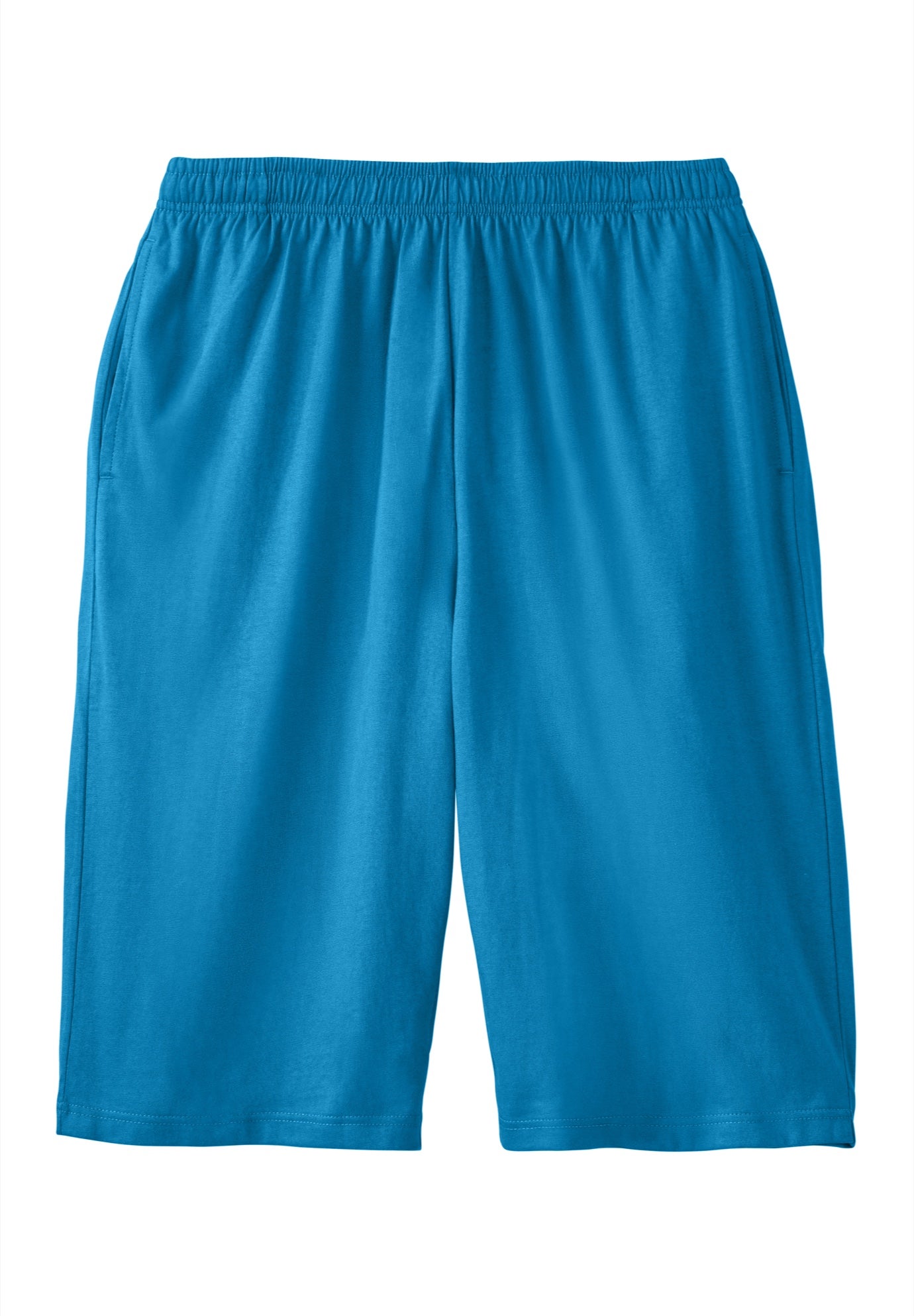 Lightweight Longer Length Jersey Shorts image number 1