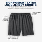 Lightweight Longer Length Jersey Shorts image number null