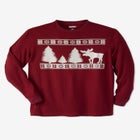 Waffle-Knit Thermal Crewneck Tee image number null