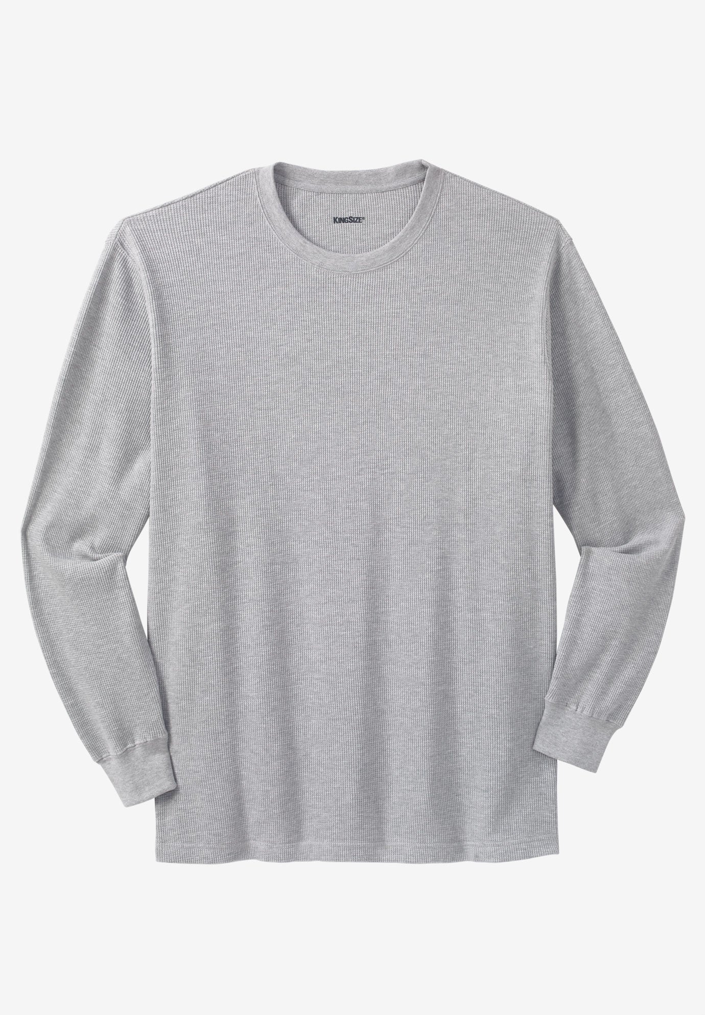 Waffle-Knit Thermal Crewneck Tee image number 0