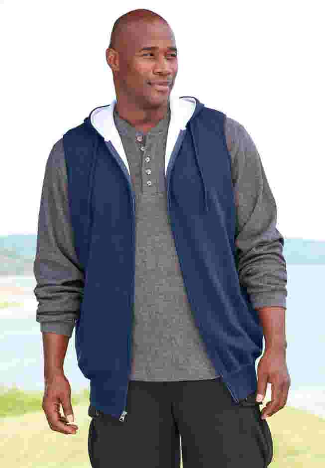 Thermal-Lined Fleece Vest image number 1