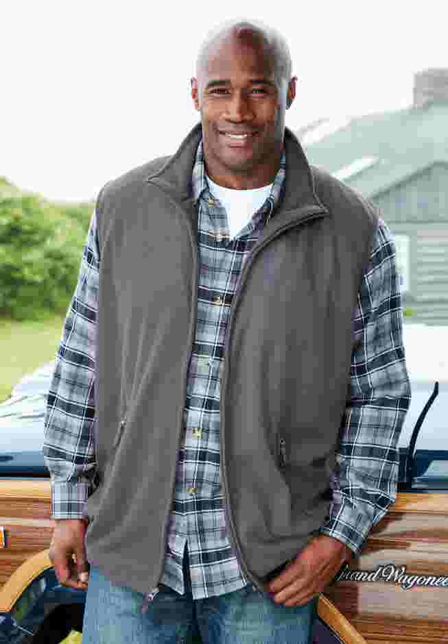 Explorer Plush Fleece Zip Vest image number 4