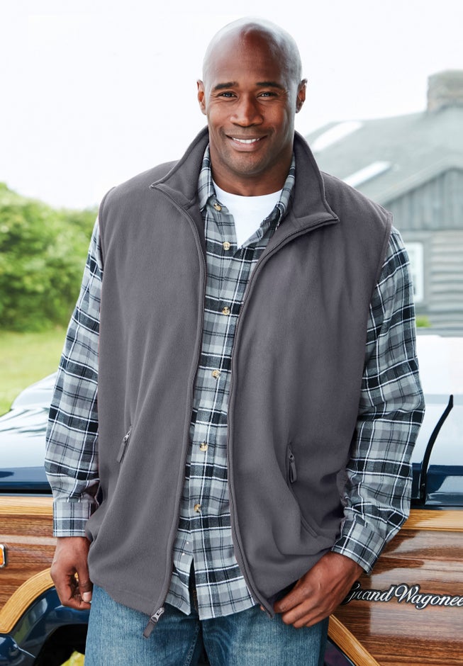 Explorer Plush Fleece Zip Vest image number 4