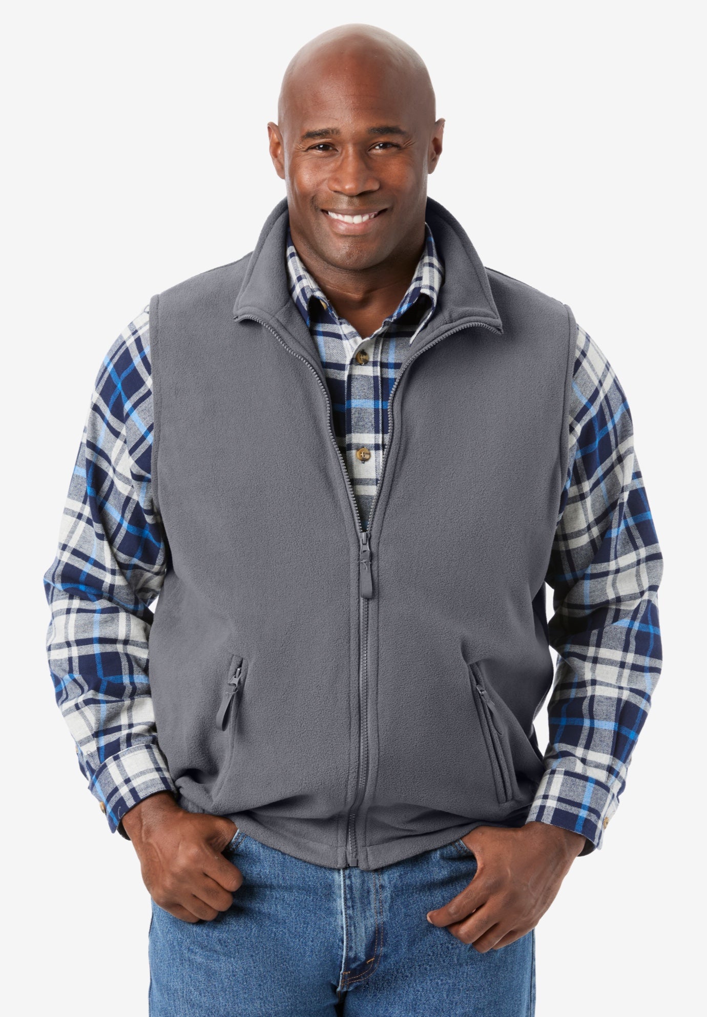Explorer Plush Fleece Zip Vest image number 0