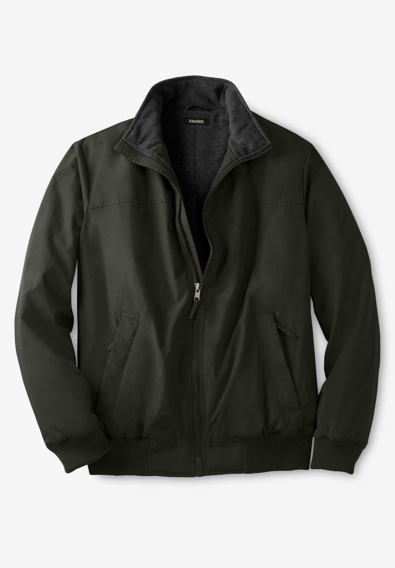 Fleece-Lined Bomber Jacket image number 0