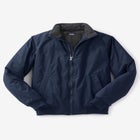 Fleece-Lined Bomber Jacket image number null