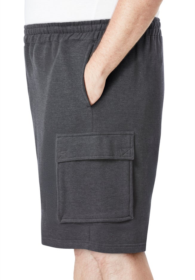 10" Fleece Cargo Shorts image number 1