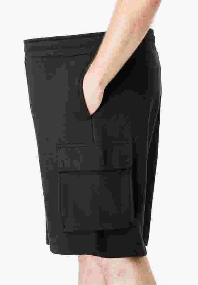 10" Fleece Cargo Shorts image number 3