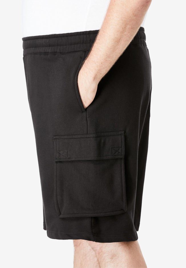 10" Fleece Cargo Shorts image number 1