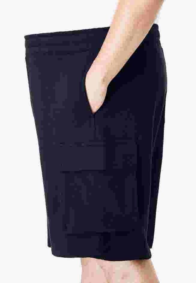10" Fleece Cargo Shorts image number 2