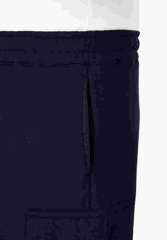 10" Fleece Cargo Shorts image number 3